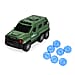 Electronic Light Music Army Truck - Blue