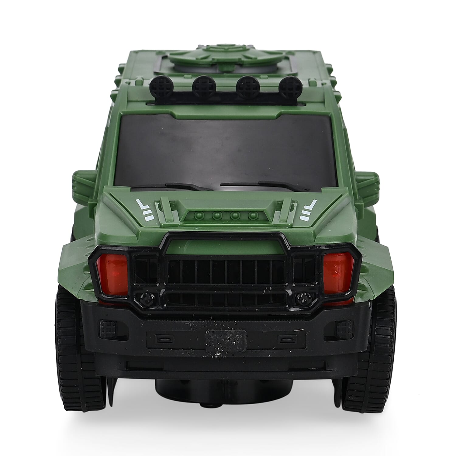 Electronic Light Music Army Truck - Green