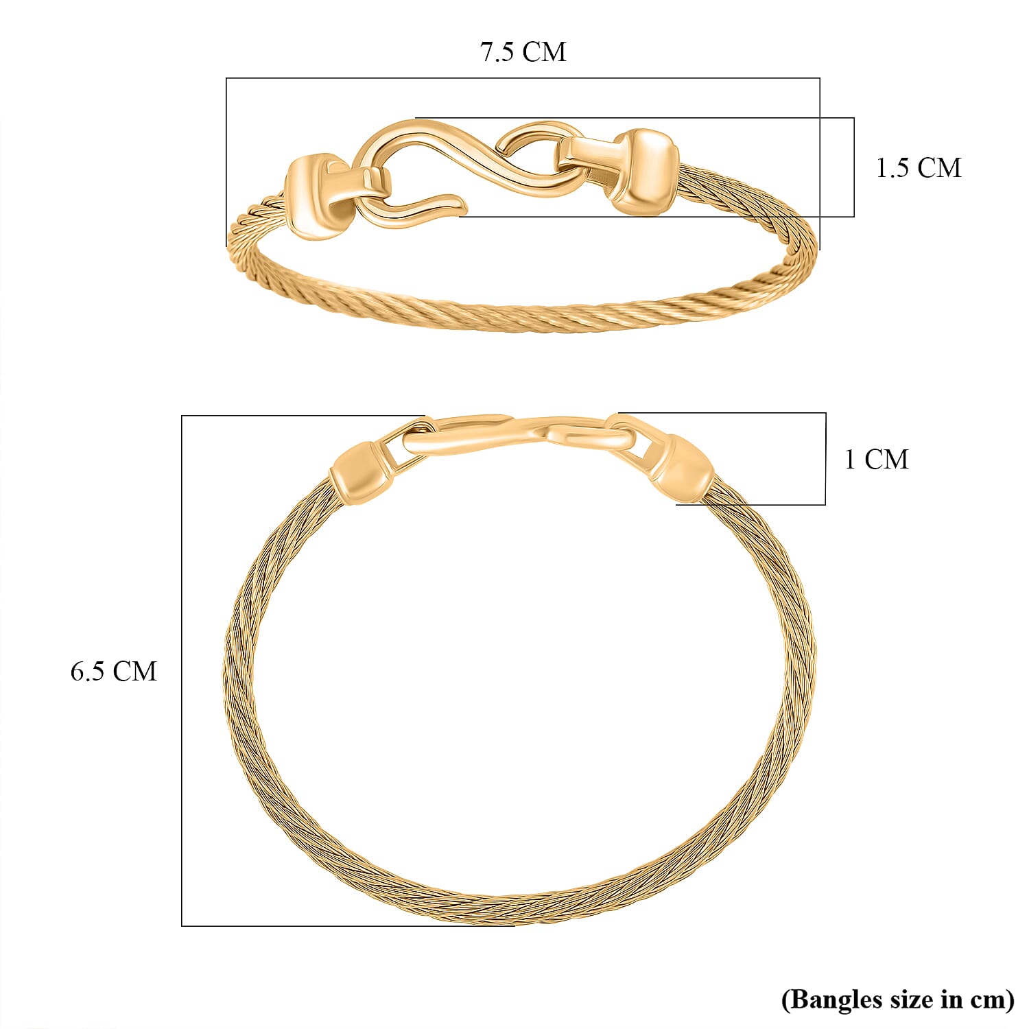 Infinity Bangle (Size - 7.5)