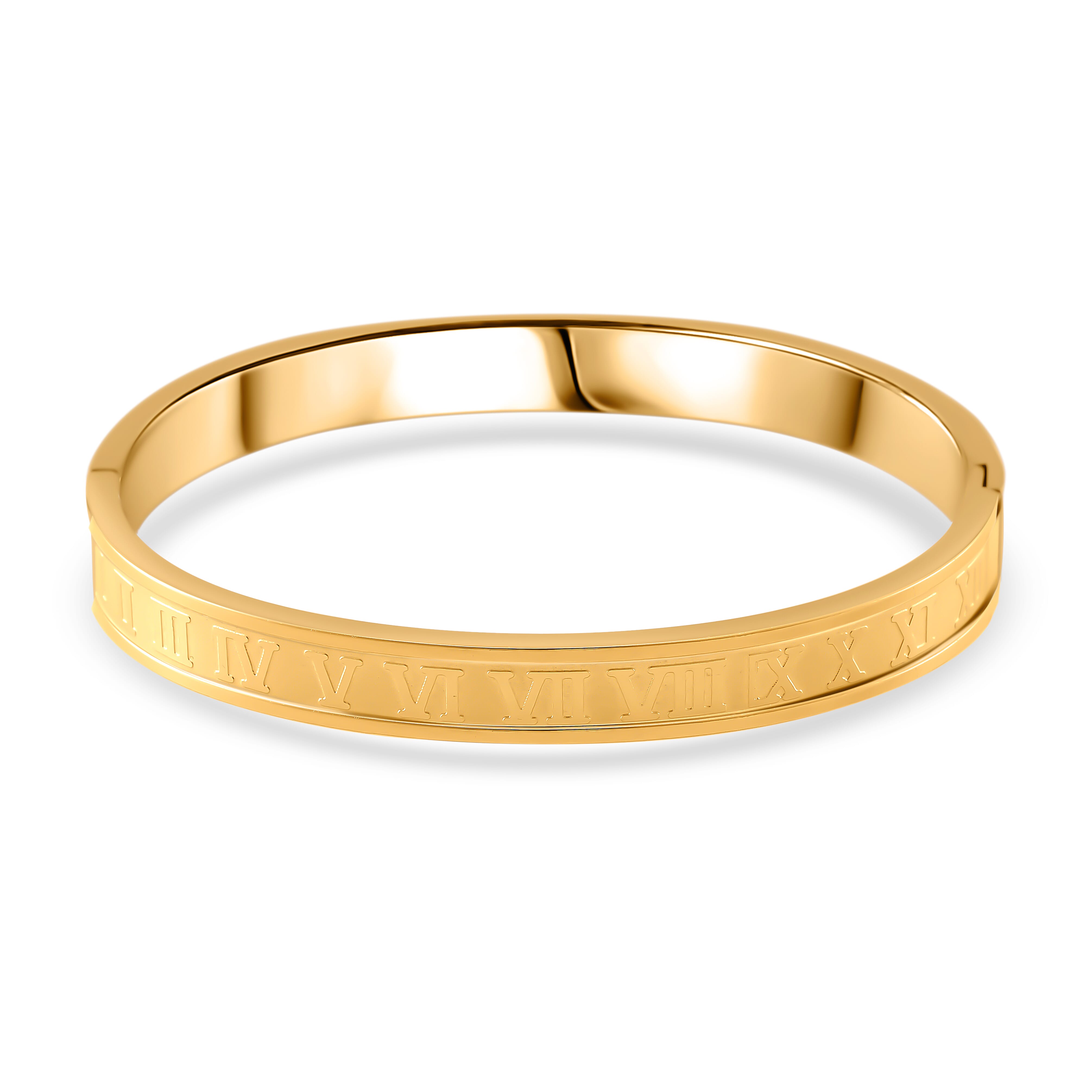 Closeout Deal - Roman Numeral Bangle (Size - 7.5)