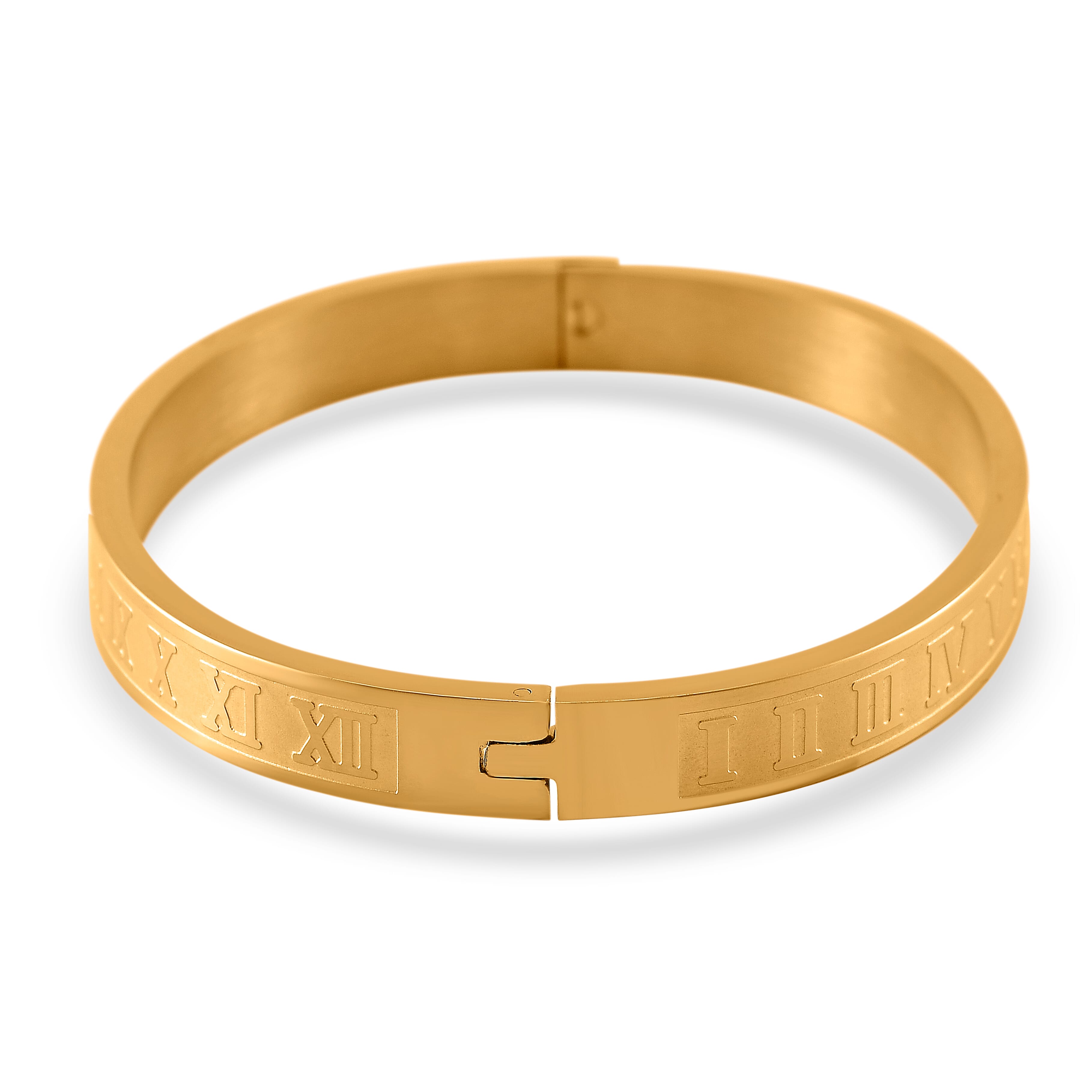 Closeout Deal - Roman Numeral Bangle (Size - 7.5)