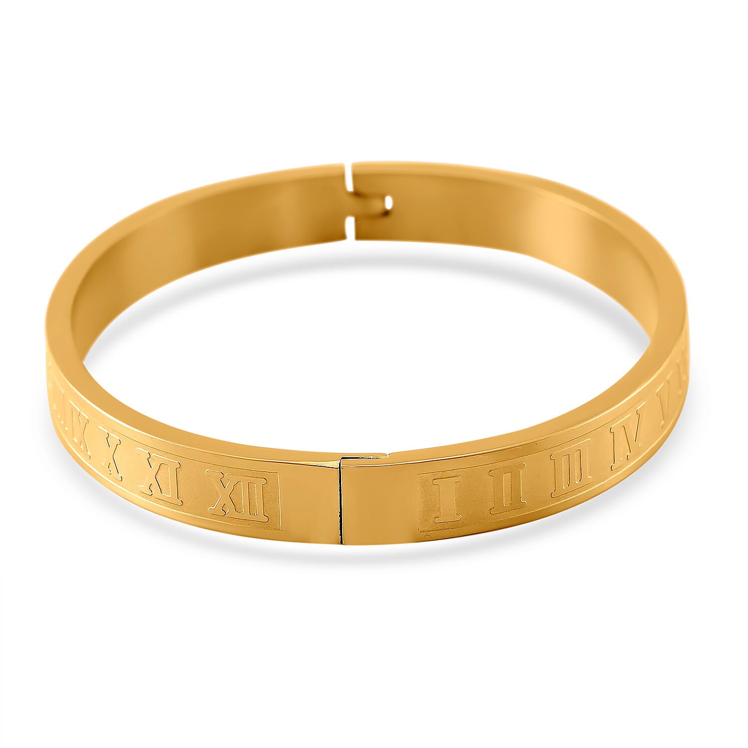 Closeout Deal - Roman Numeral Bangle (Size - 7.5)