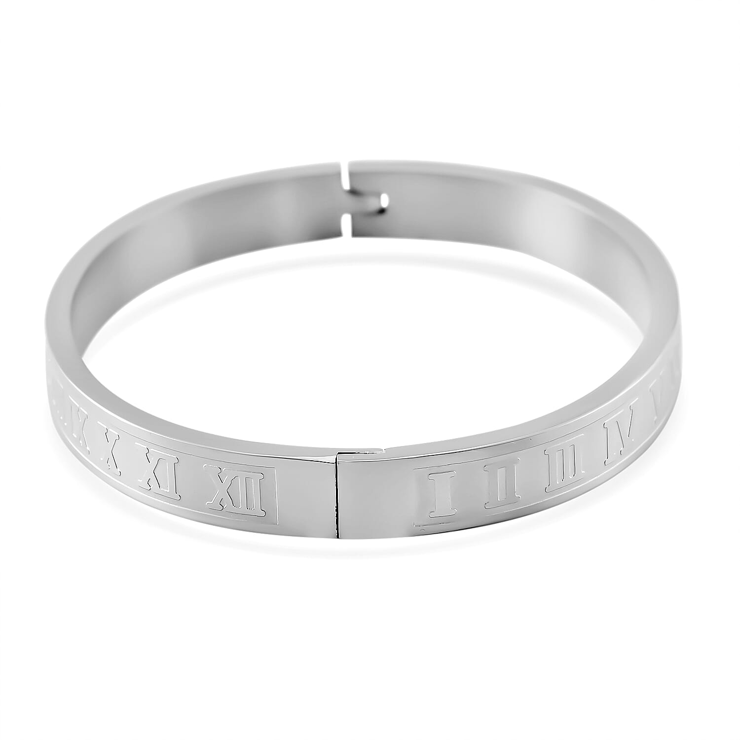 Closeout Deal - Roman Numeral Bangle (Size - 7.5)