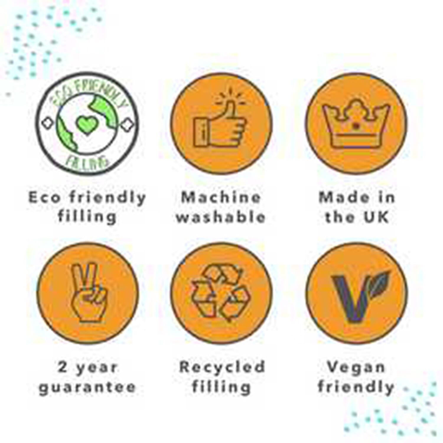 Snug Hug Buddy V Shape Pillow (Size 74x48cm) - White