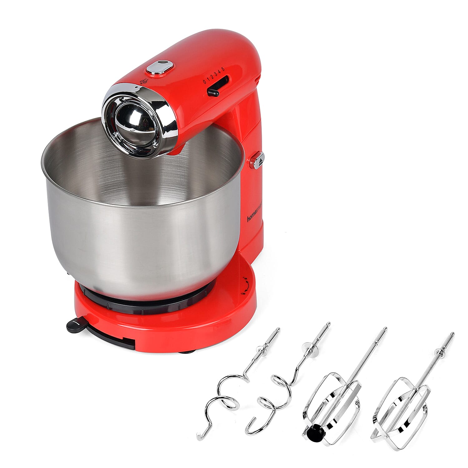 Multi-purpose Stand Mixer with 3.5L Capacity- Red