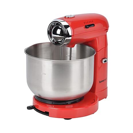 Multi-purpose Stand Mixer with 3.5L Capacity- Red