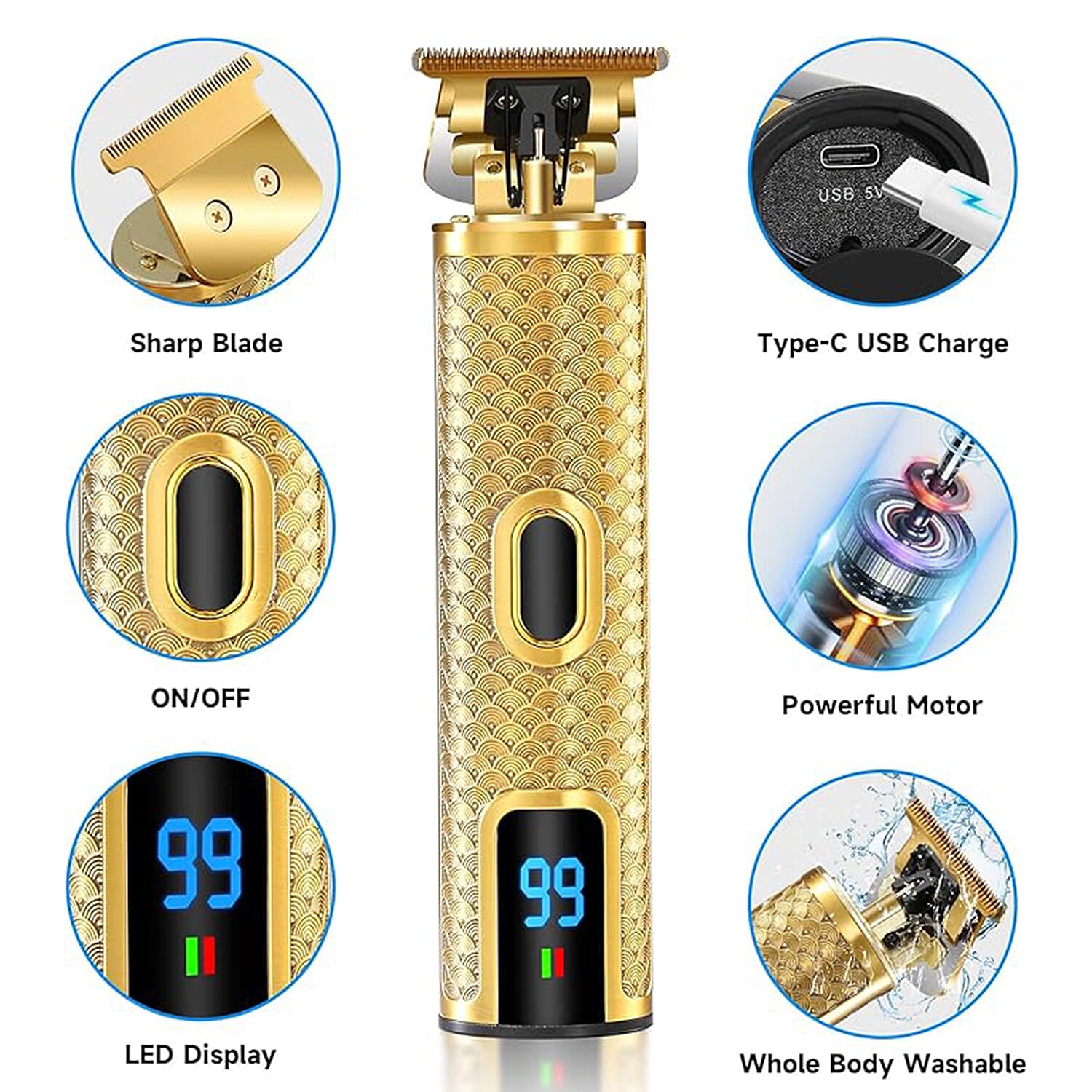 Trimmer and Scissor (Size 1x1x1 cm) - Multi Color
