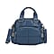 Solid Multi Pocket Crossbody Bag (Size 27x15x19 cm) - Navy