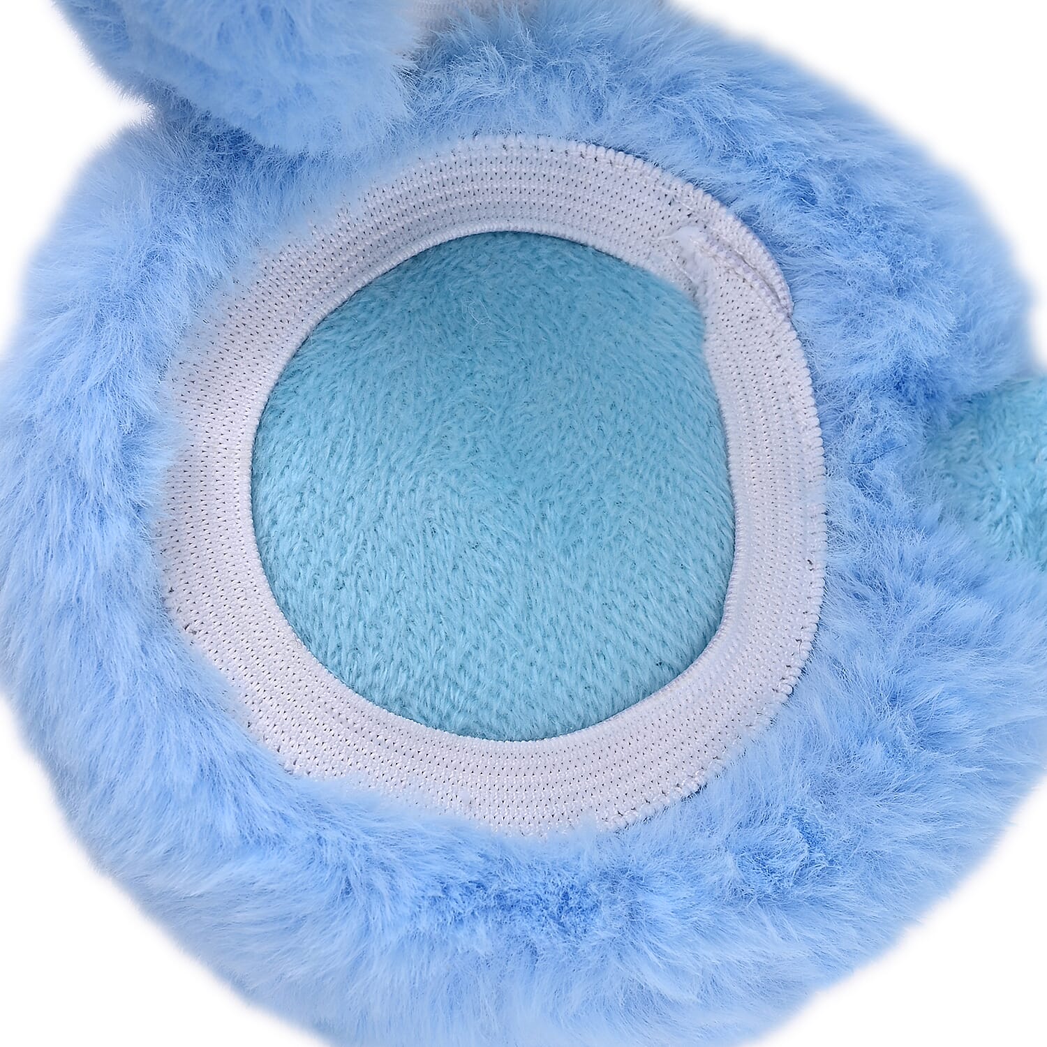 Plush Bluetooth Headphone with Speaker - Azure Blue Plush Bluetooth Headphone with Speaker - Azure Blue