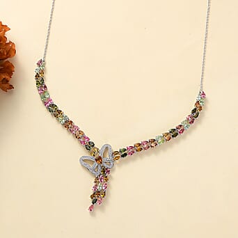 https://tjcuk.sirv.com/Products/78/4/7844499/Multi-Tourmaline-White-Zircon-Cluster-Necklace-Size-20-in-rhodium-Ster_7844499_2.jpg?w=342&h=342