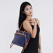 Leather Patterned Tote Bag