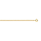 JCK Vegas Biggest Deal-- 9K Yellow Gold Belcher Necklace (Size - 18)