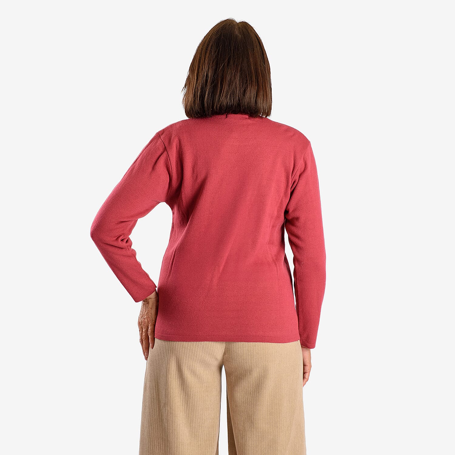 Emma Feather Printed Knitted Jumper