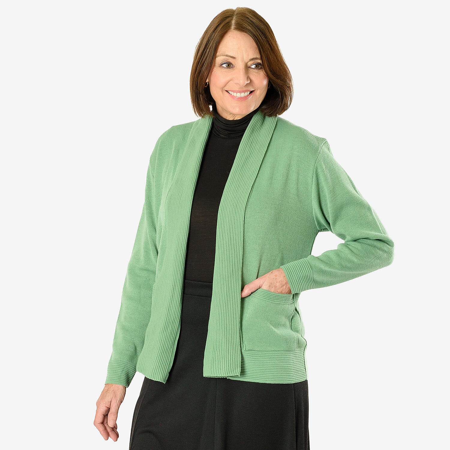  Emma Pure and Natural Knitted Cardigan