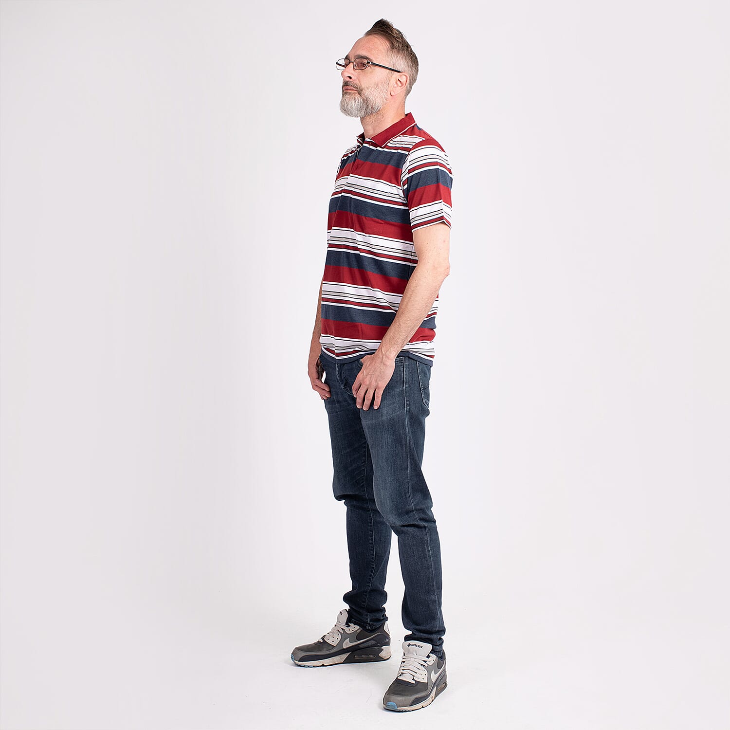 JJ Willis Block Stripe Polo Shirt