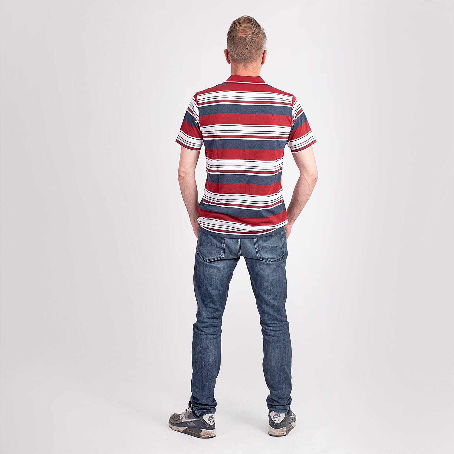 JJ Willis Block Stripe Polo Shirt