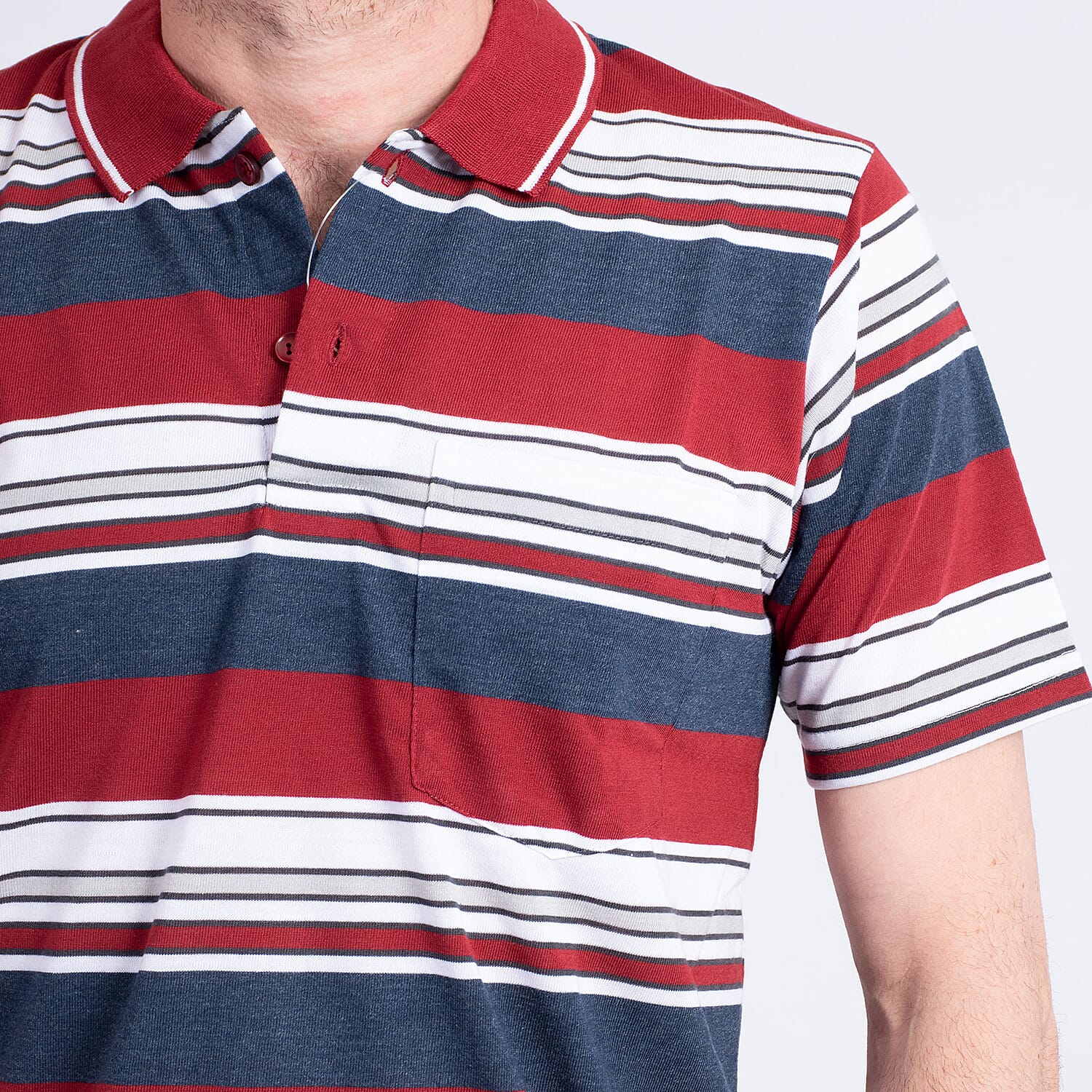 JJ Willis Block Stripe Polo Shirt