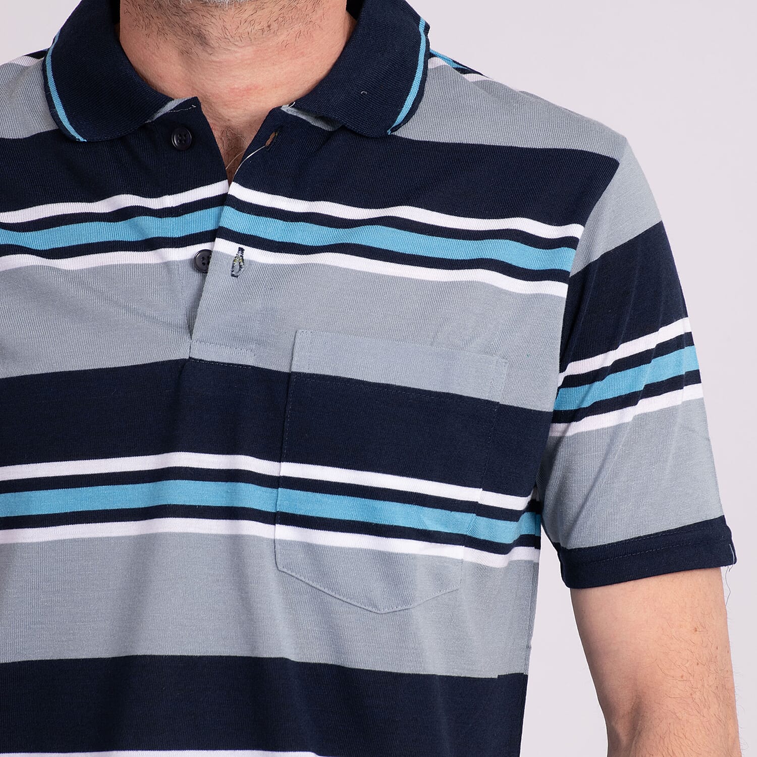 JJ Willis Block Stripe Polo Shirt
