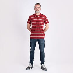 JJ Willis Block Stripe Polo Shirt