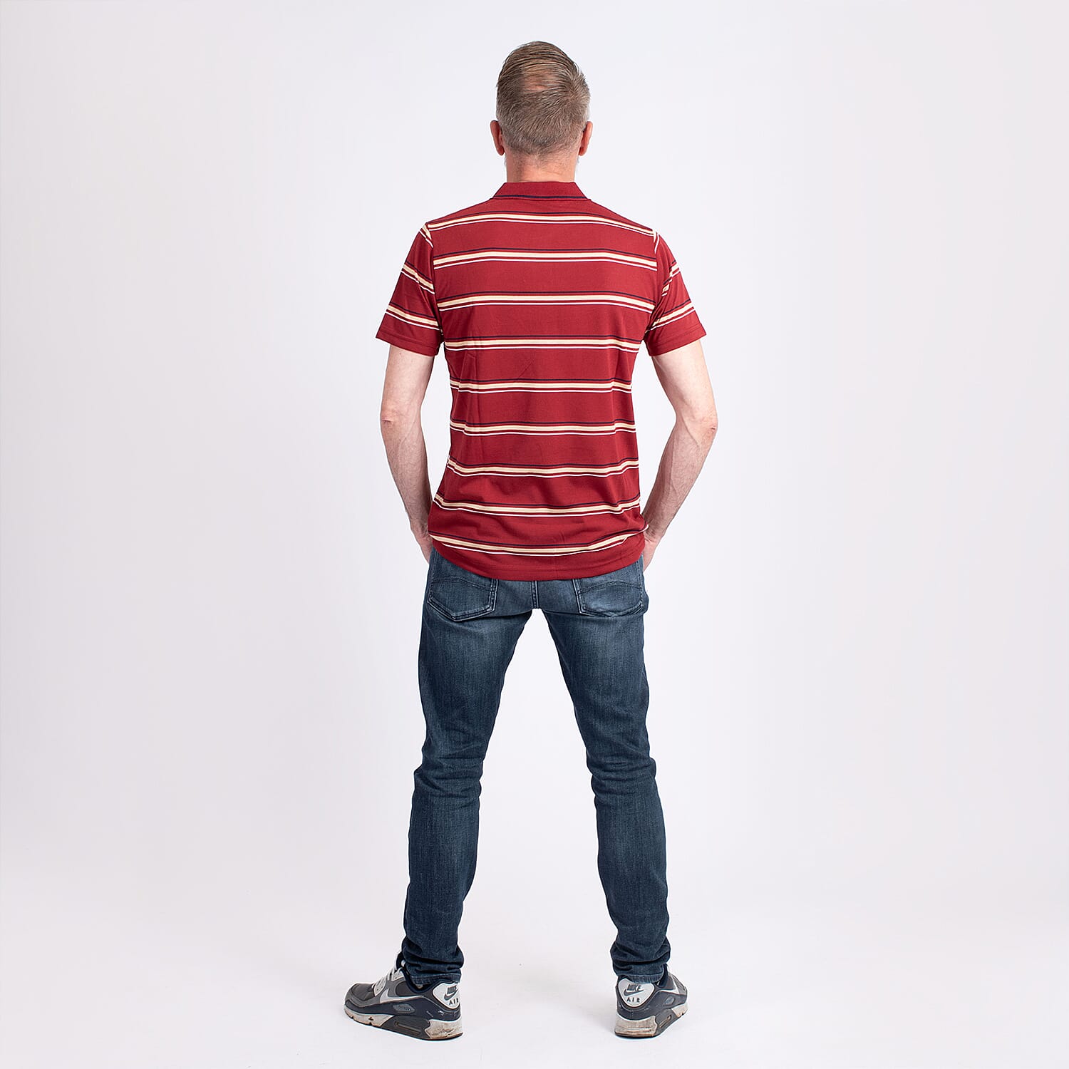 JJ Willis Block Stripe Polo Shirt