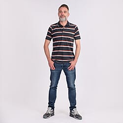 JJ Willis Block Stripe Polo Shirt