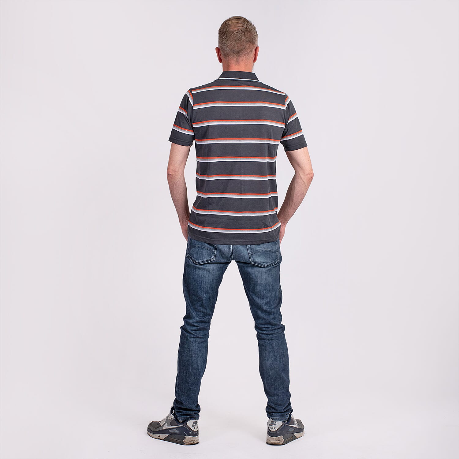 JJ Willis Block Stripe Polo Shirt