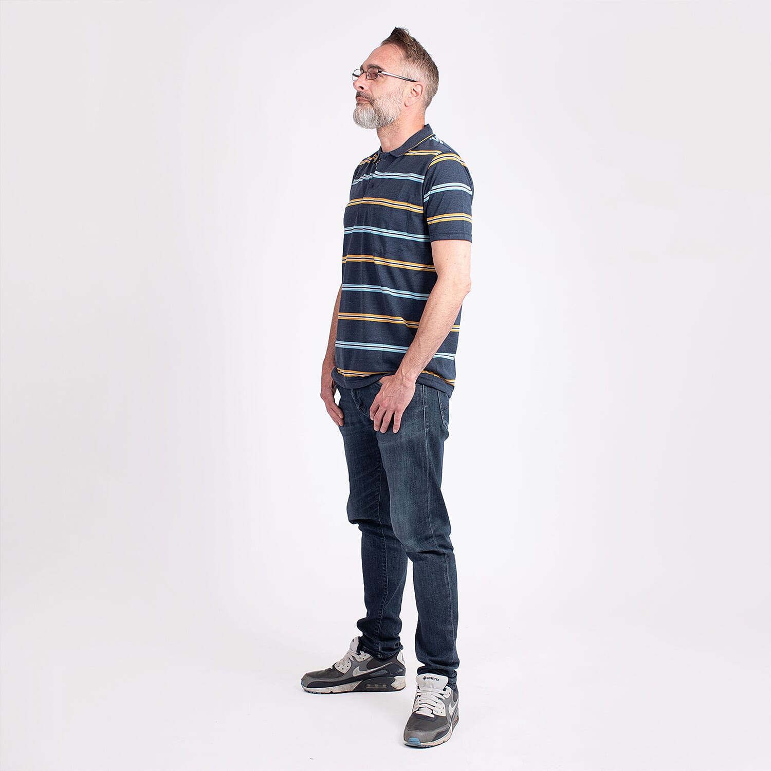 JJ Willis Block Stripe Polo Shirt