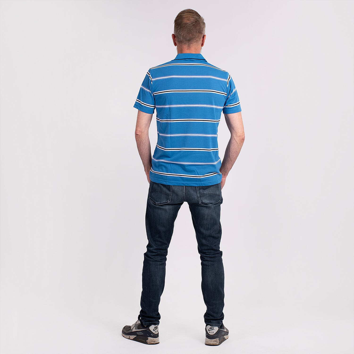 JJ Willis Block Stripe Polo Shirt