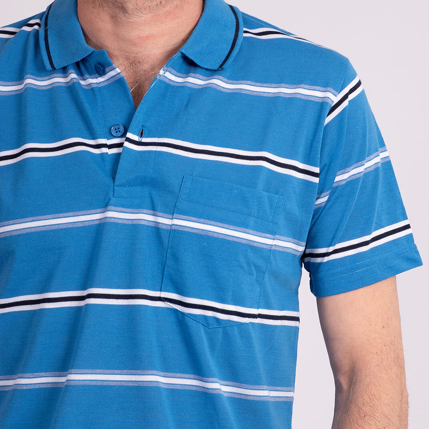 JJ Willis Block Stripe Polo Shirt
