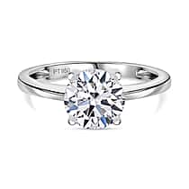 LUXURIANT 950 Platinum SGL Certified Lab Grown Diamond  Ring 1.50 Ct