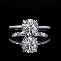 LUXURIANT 950 Platinum SGL Certified Lab Grown Diamond  Ring 1.50 Ct