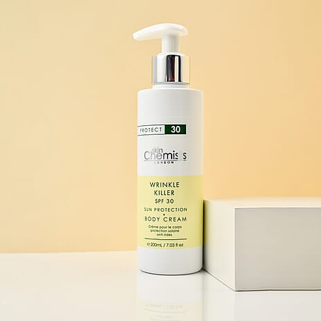 SkinChemists Wrinkle Killer Sun Protection SPF 30 Body Cream 200ml