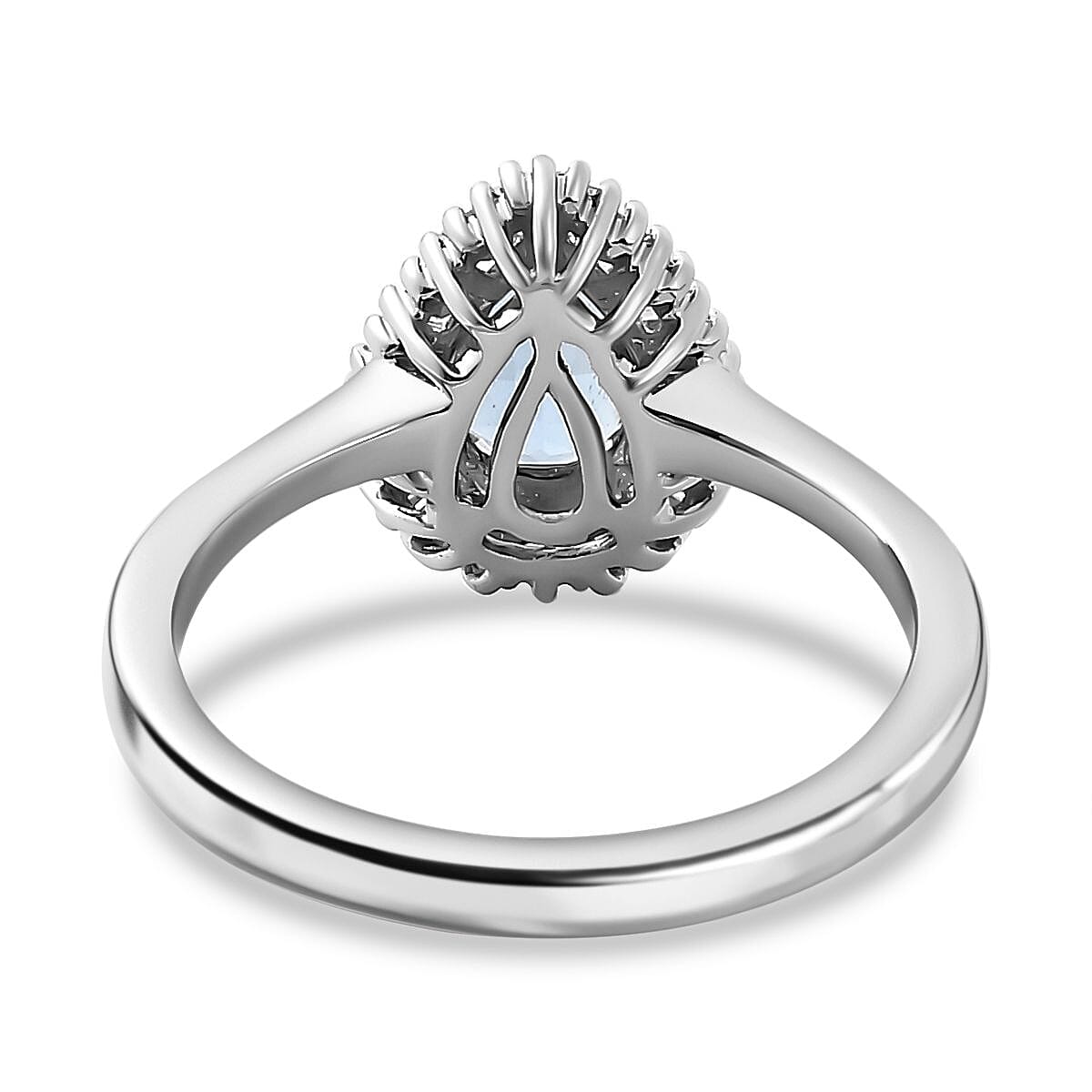 Certified & Appraised RHAPSODY - 950 Platinum AAAA Santa Maria Aquamarine & Diamond (V-S-E-F) Ring 1.00 Ct. Certified & Appraised RHAPSODY - 950 Platinum AAAA Santa Maria Aquamarine & Diamond (V-S-E-F) Ring 1.00 Ct.