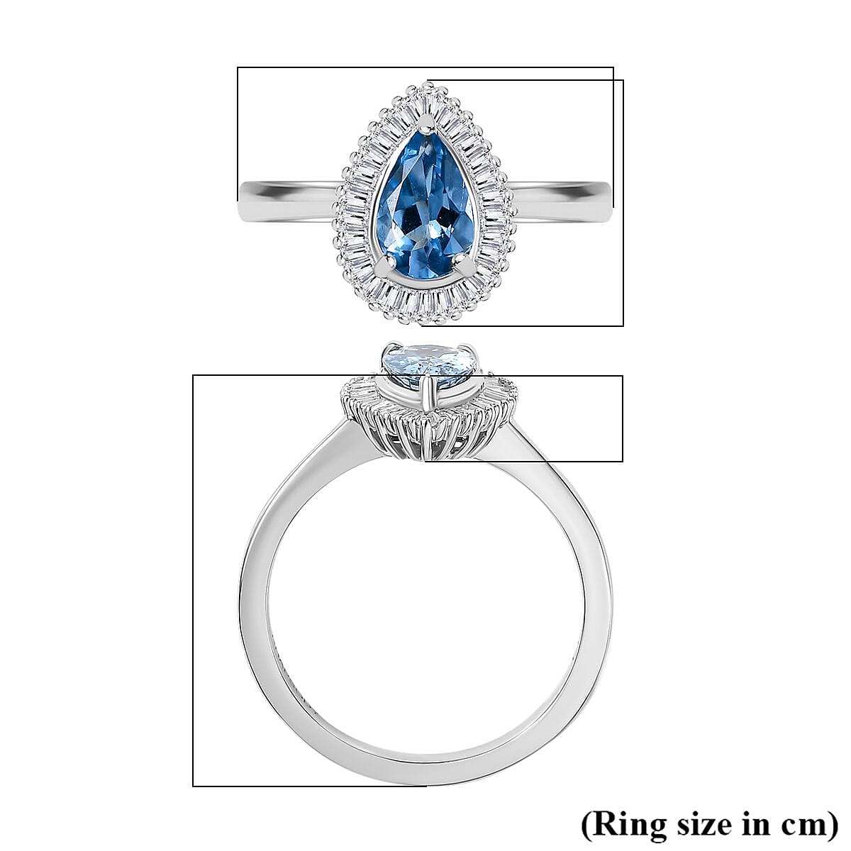 Certified & Appraised RHAPSODY - 950 Platinum AAAA Santa Maria Aquamarine & Diamond (V-S-E-F) Ring 1.00 Ct. Certified & Appraised RHAPSODY - 950 Platinum AAAA Santa Maria Aquamarine & Diamond (V-S-E-F) Ring 1.00 Ct.