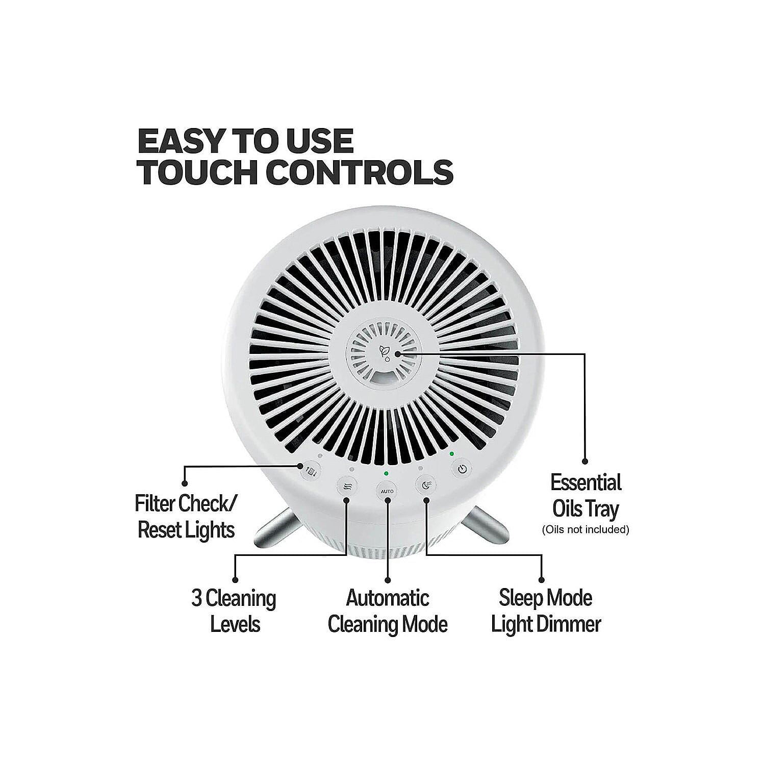 Honeywell Designer Series Ultra Quiet HEPA Tower Air Purifier - White