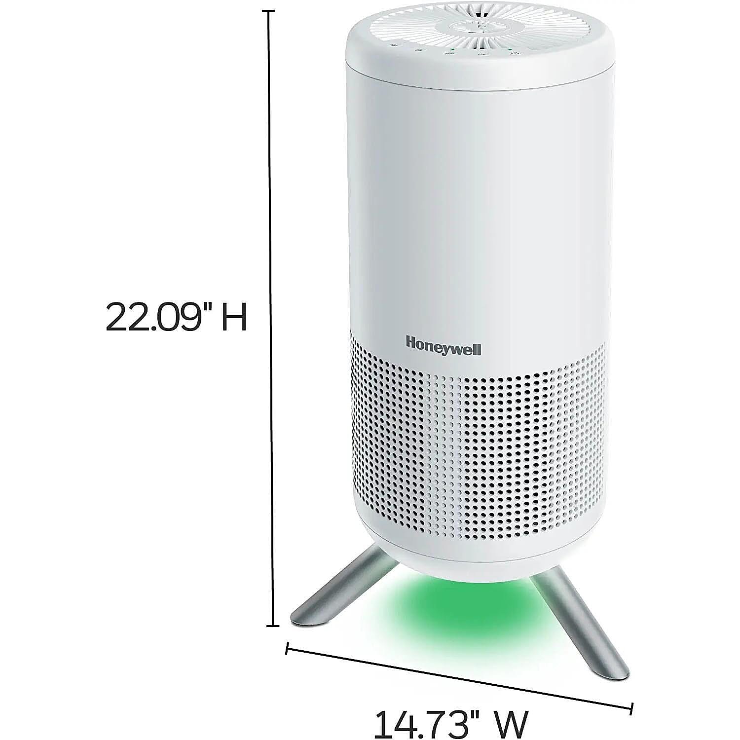 Honeywell Designer Series Ultra Quiet HEPA Tower Air Purifier - White