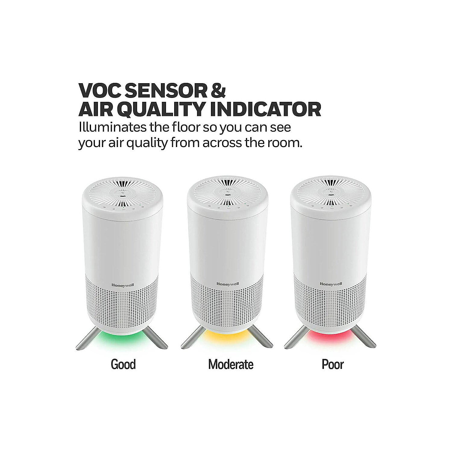 Honeywell Designer Series Ultra Quiet HEPA Tower Air Purifier - White