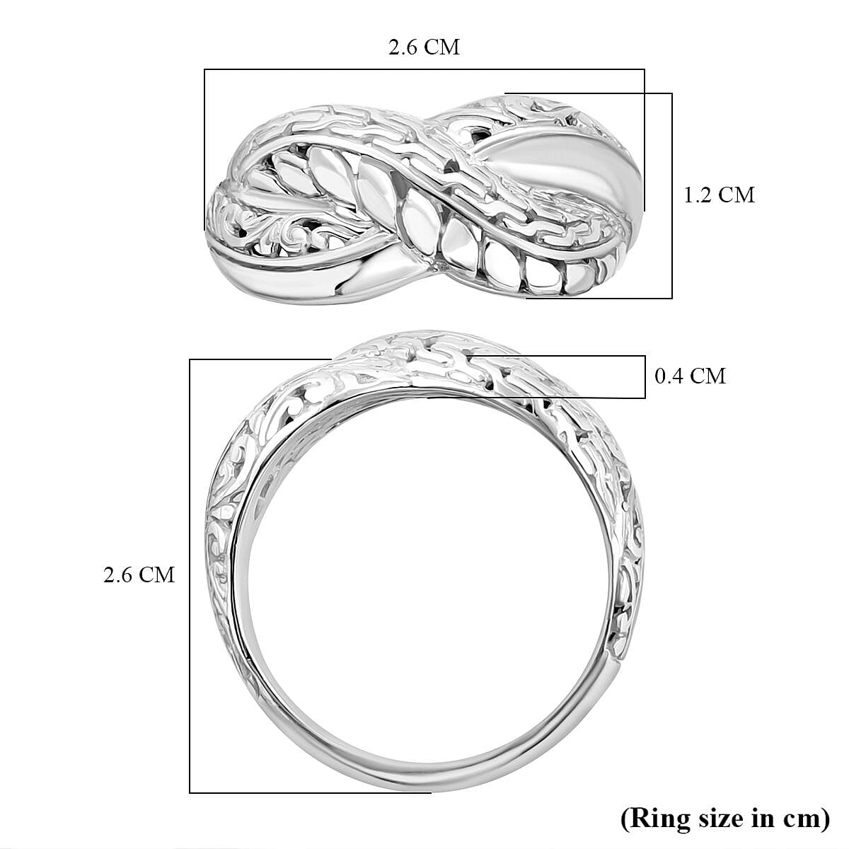 Royal Bali Collection Sterling Silver Ring, Silver Wt. 6.50 Gms.