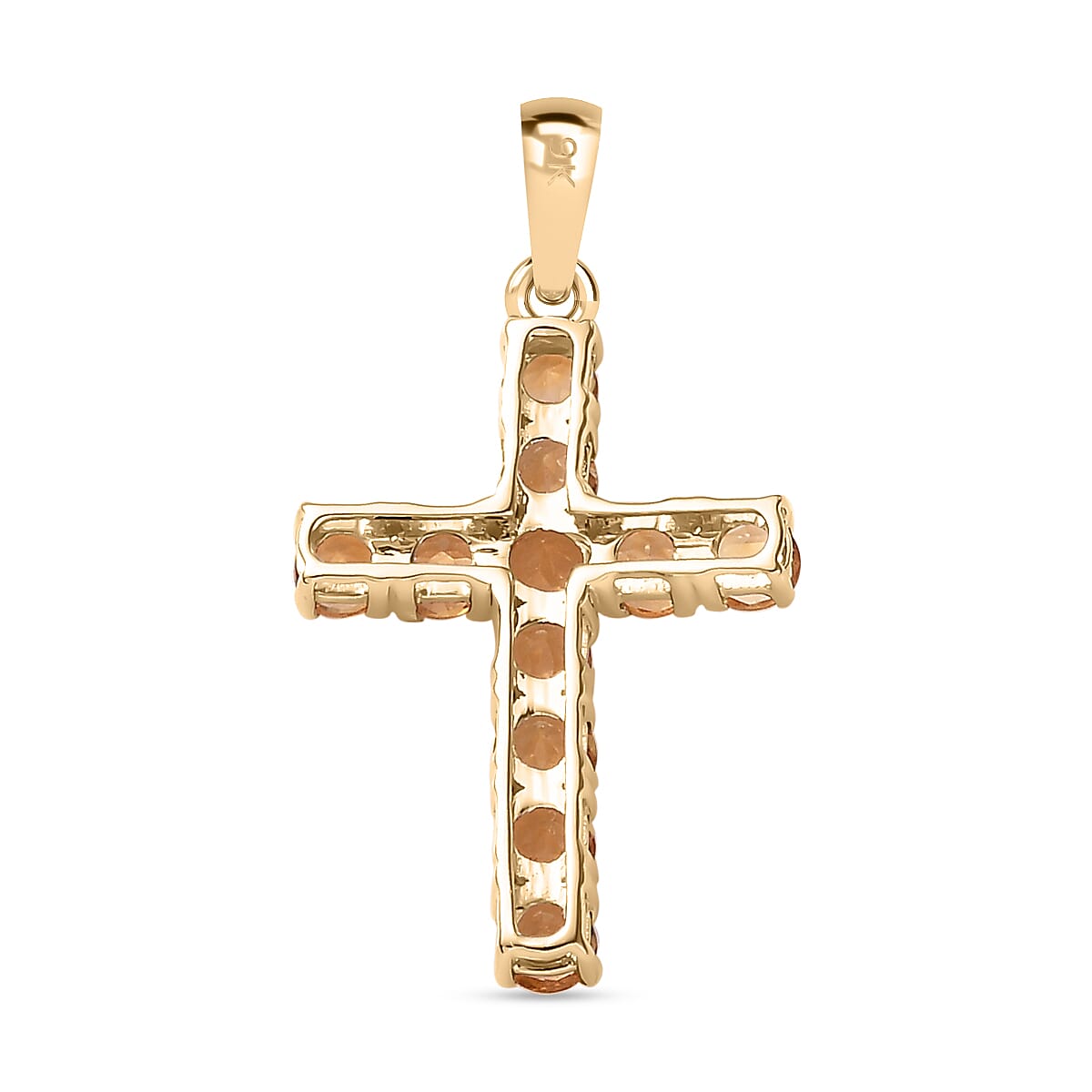 9K Yellow Gold  AA   Citrine  Pendant