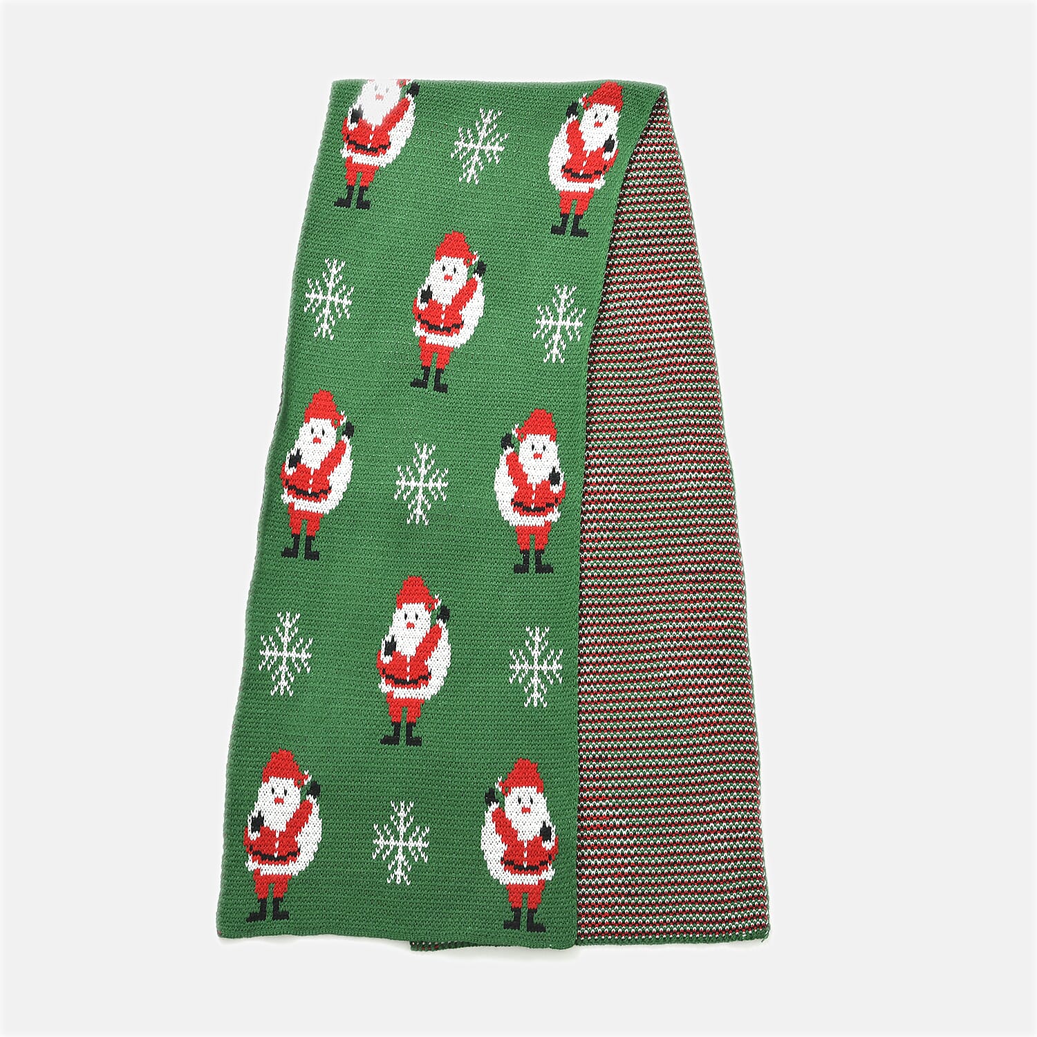 New Arrival - Limited Stock - Christmas Printed Scarf- Christmas Printed Scarf - Green