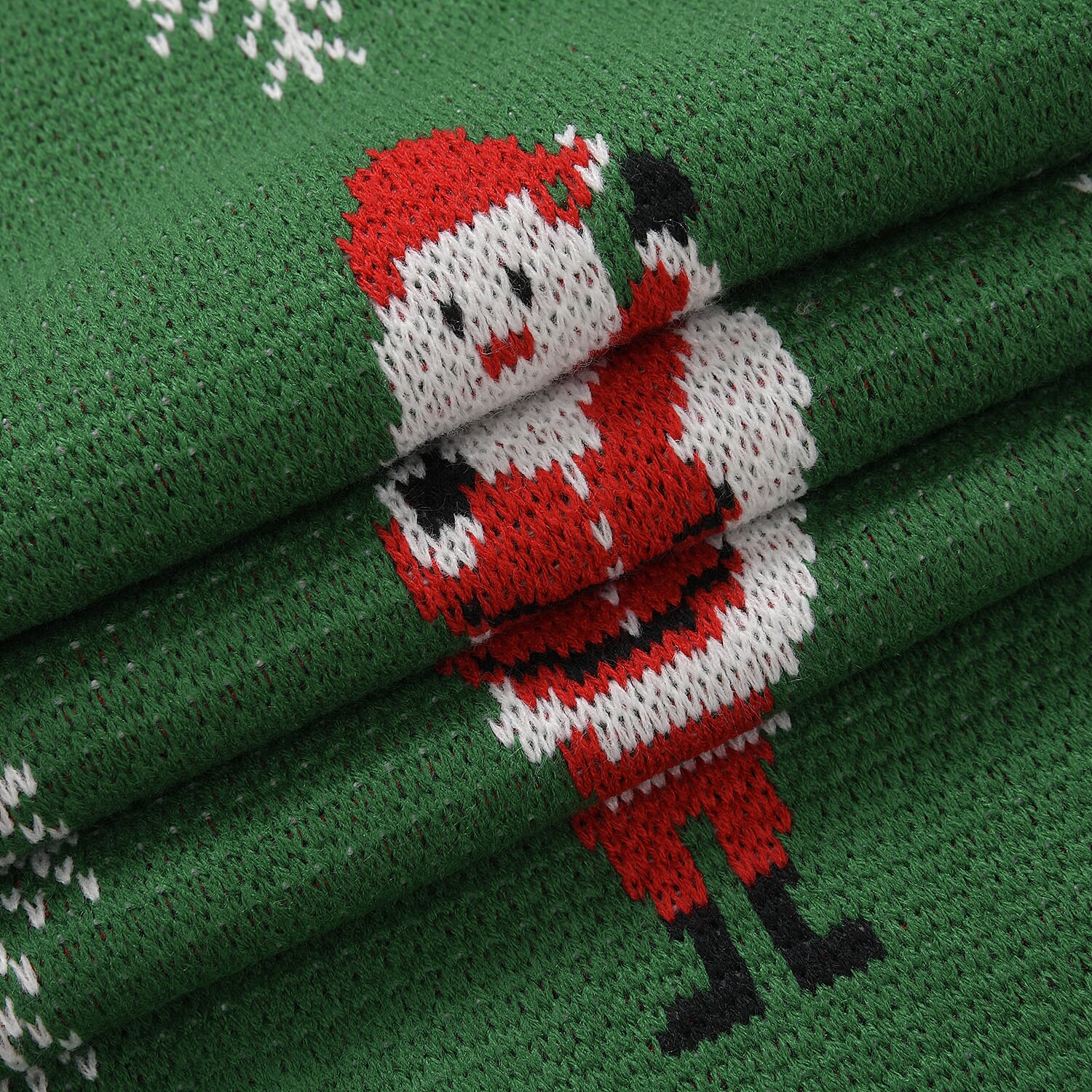 New Arrival - Limited Stock - Christmas Printed Scarf- Christmas Printed Scarf - Green