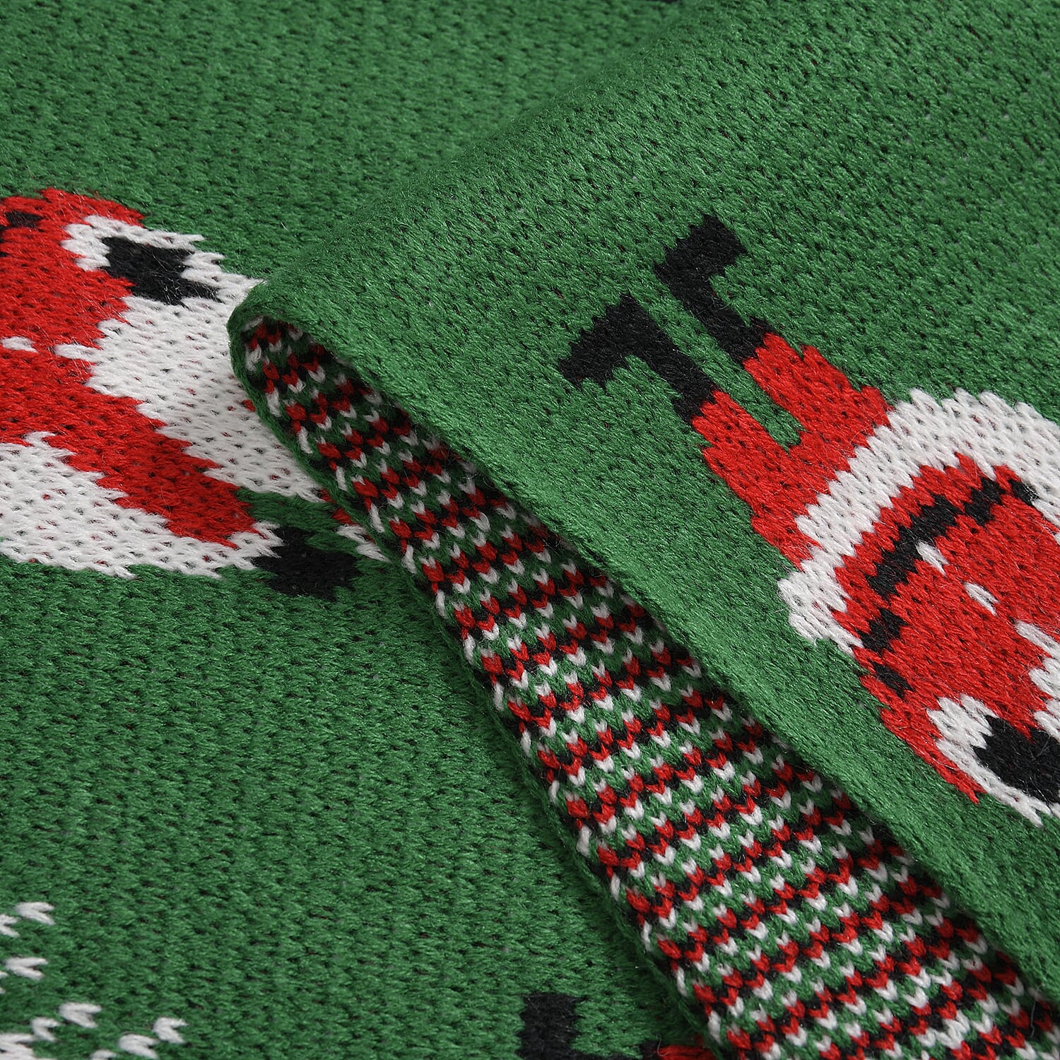 New Arrival - Limited Stock - Christmas Printed Scarf- Christmas Printed Scarf - Green