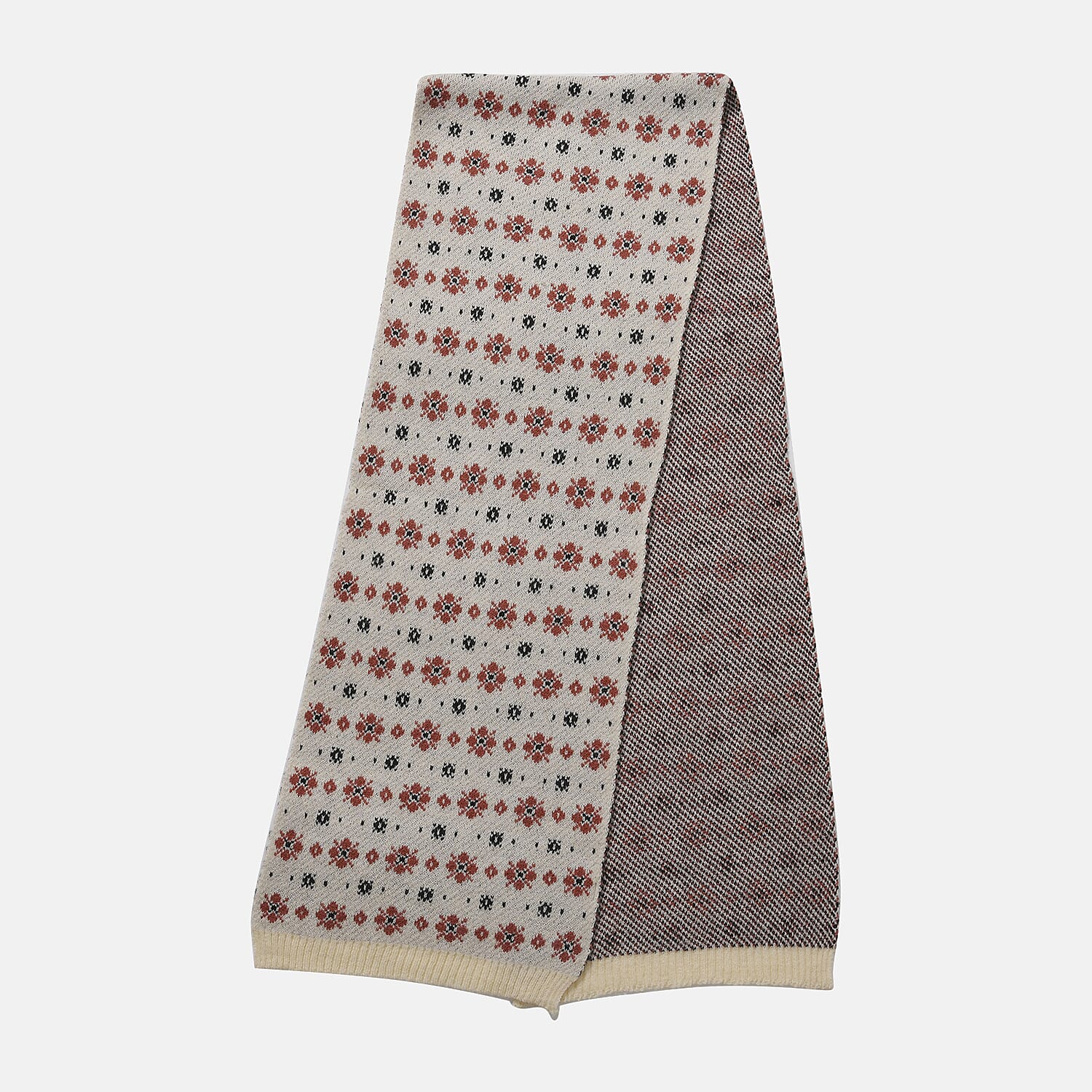 New Arrival - Limited Stock - Christmas Printed Scarf- Christmas Printed Scarf - White