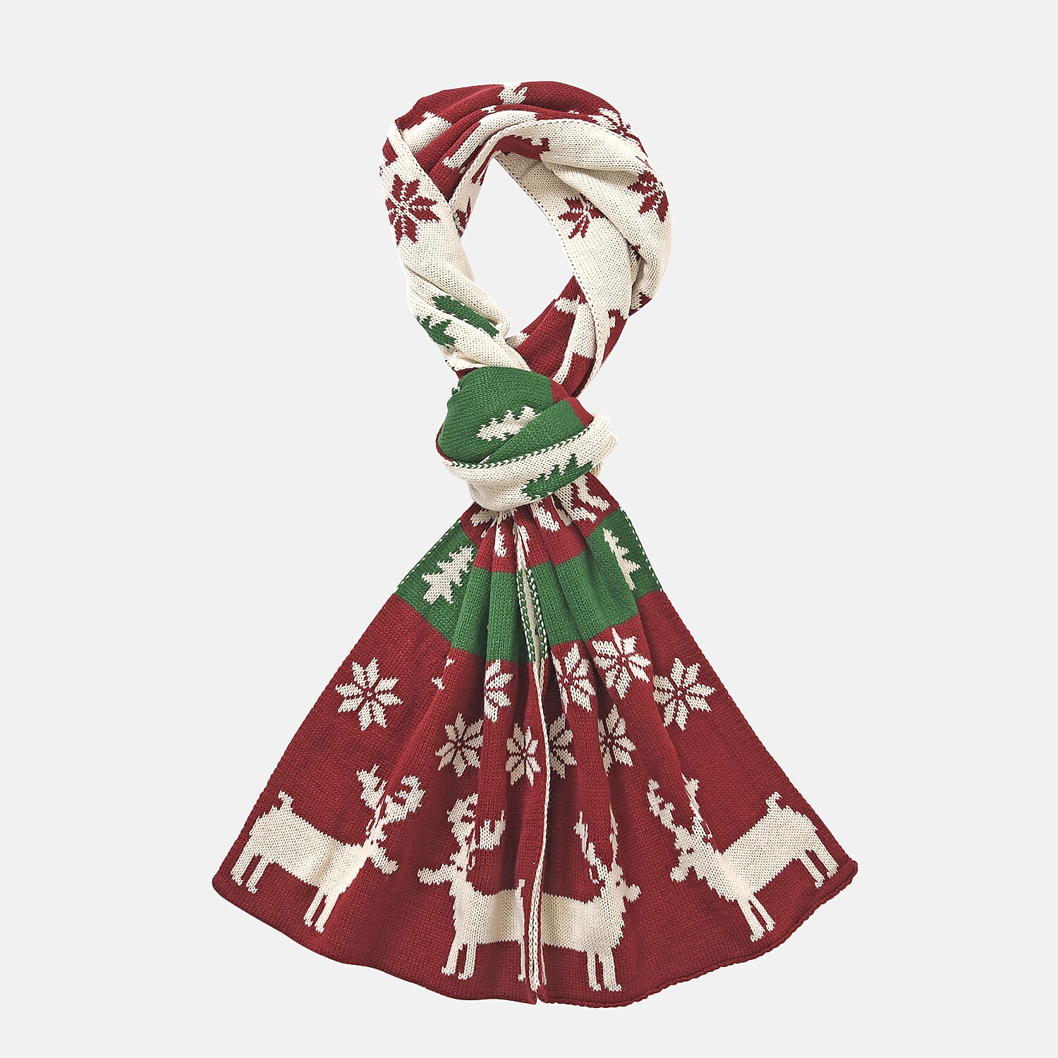 New Arrival - Limited Stock - Christmas Printed Scarf - Red