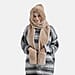 3 in 1 Hooded Scarf - Brown