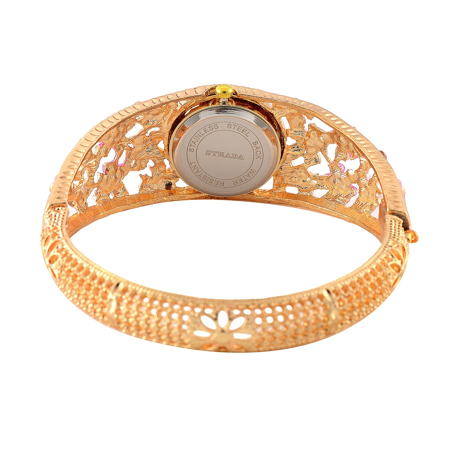   Strada Austrian Crystal Enamelled Bangle Watch