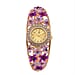 Strada Austrian Crystal Enamelled Bangle Watch