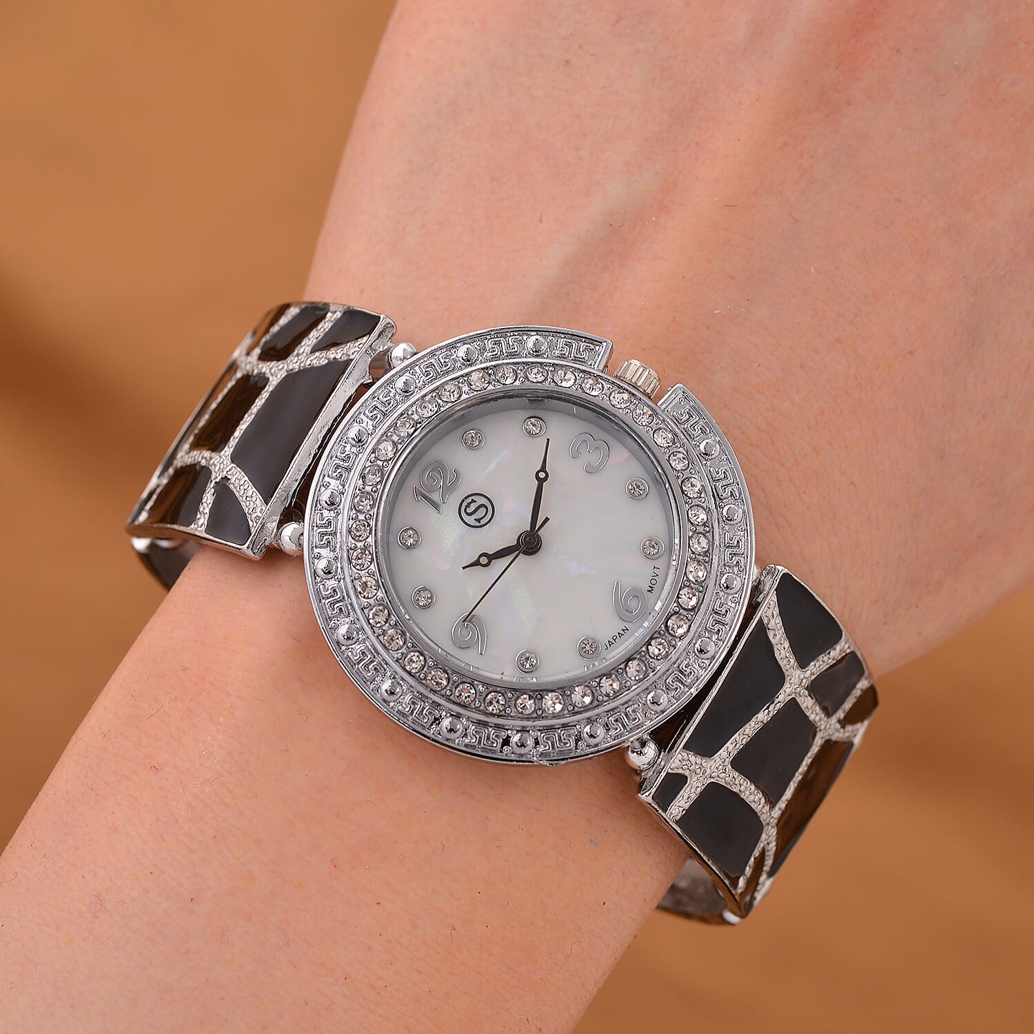 STRADA Crystal PC21S Japan Movement Bracelet Watch