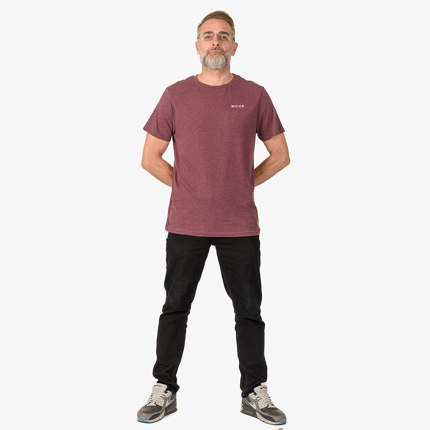 NICCE Pack of 5 100% Cotton Tee (Size XXL) - Multi