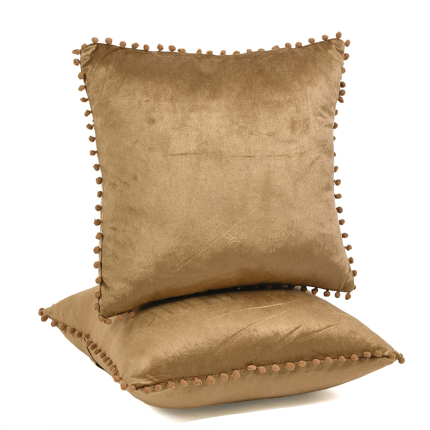 Solid Cushion Cover (Size 45x1 cm) - Beige